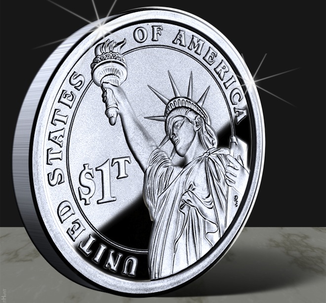Волшебная монета девять безумных уловок преодоления долгового лимита США